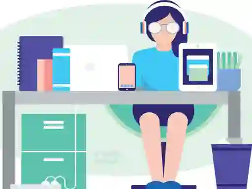 Permainan Cozy office Difference secara online