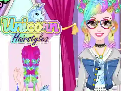 Permainan Unicorn Hairstyles secara online