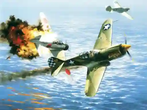 Permainan Aviation Art Air Combat Slide secara online