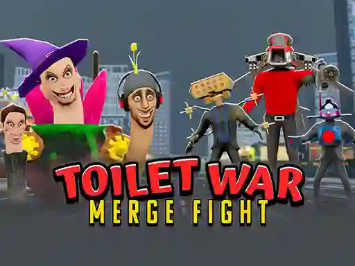 Permainan Toilet War: Merge Skibidi secara online