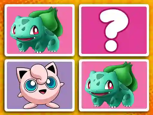 Permainan Poke World Find-Pairs secara online