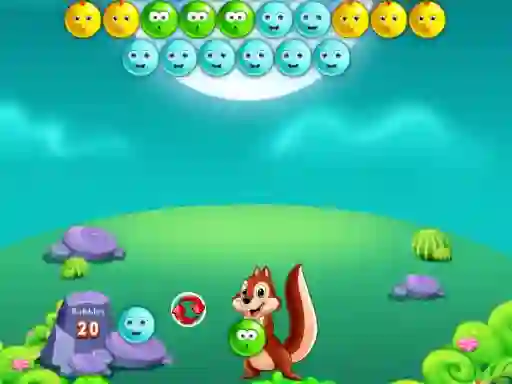 Permainan Cute Bubble Shooter secara online