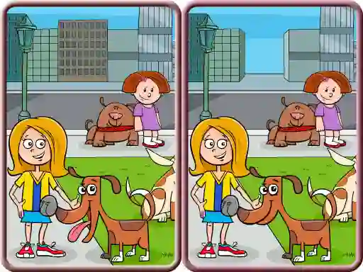 Permainan Spot The Differences City secara online