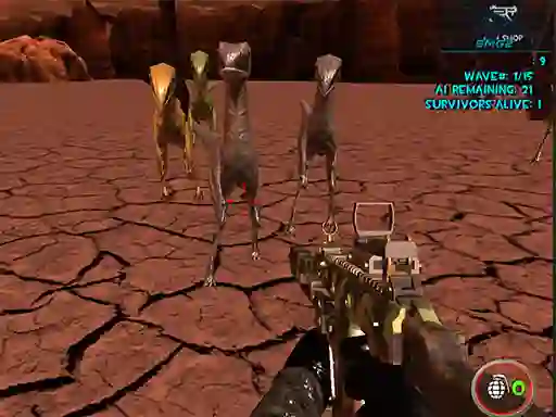 Permainan Dinosaurs Survival Active Vulcan secara online