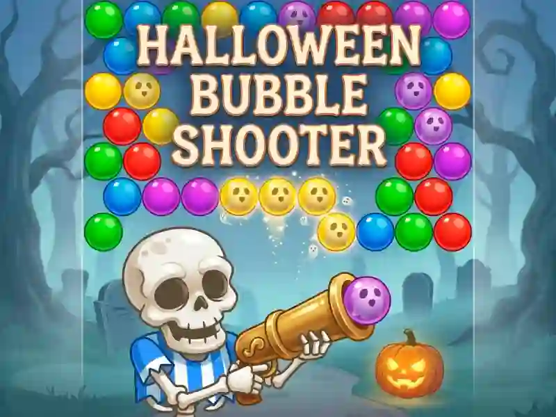 Permainan Halloween Bubble Shooter secara online