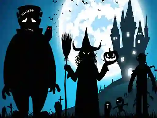 Permainan Crazy Halloween Memory secara online