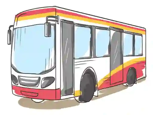 Permainan Cartoon Bus Slide secara online