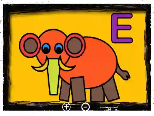 Permainan Easy Kids Coloring Letters secara online