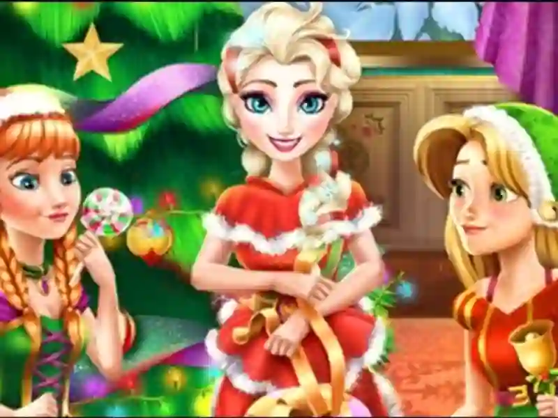 Permainan Disney Princess Christmas Party secara online