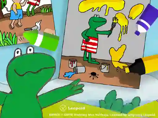 Permainan Coloring Kikker secara online