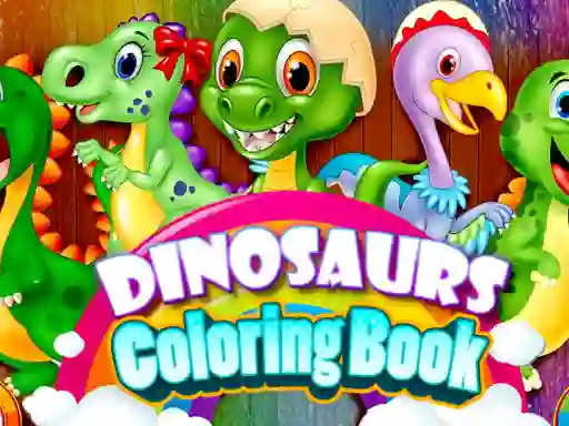 Permainan Dinosaurs Coloring Book secara online