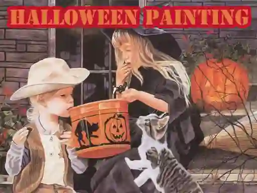 Permainan Halloween Painting secara online