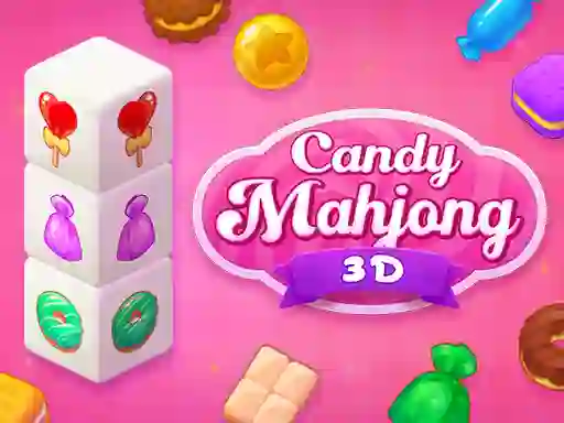Permainan Candy Mahjong 3D secara online