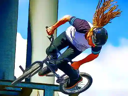 Permainan bmx bikes jigsaw secara online