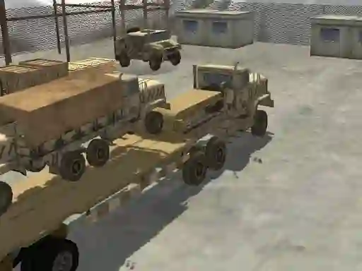 Permainan Transport Army vehicle truck driving secara online