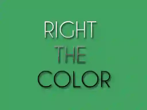 Permainan Right the Color secara online