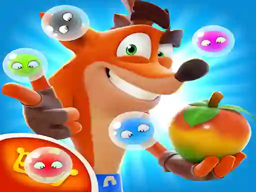 Permainan Crash Bandicoot Bubbles secara online