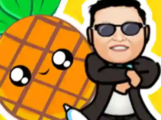 Permainan Pineapple and pen vs gangnam style secara online