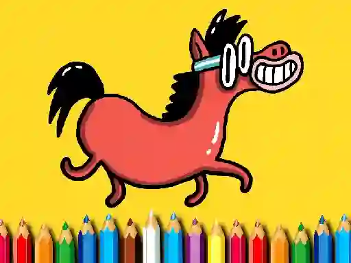 Permainan Back To School: Pony Coloring Book secara online