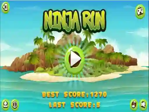 Permainan Ninja Run secara online