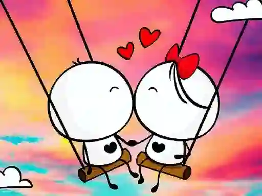 Permainan Spot The Differences Happy Valentines Day secara online