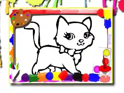 Permainan Sweet Cats Coloring secara online
