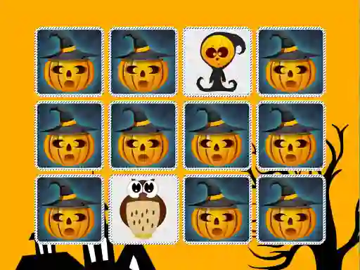 Permainan Kids Memory Game Halloween secara online