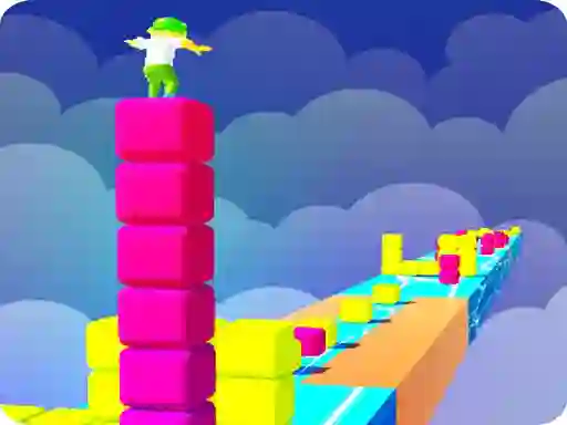 Permainan Cubes Stack 3D secara online