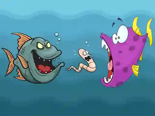 Permainan Angry Fish Coloring secara online
