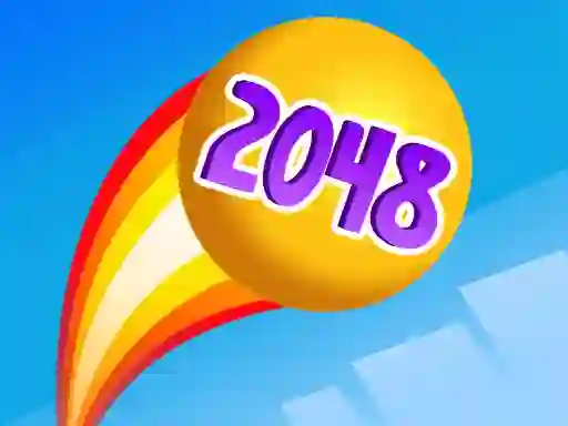 Permainan Rainbow Balls 2048 secara online