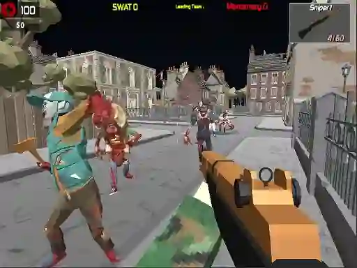 Permainan Poligon Battle Royale secara online