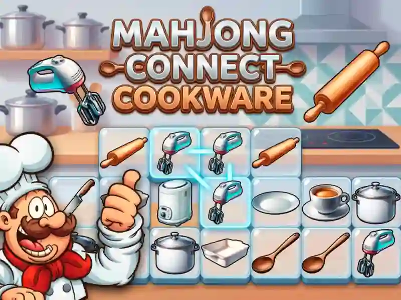 Permainan Mahjong Connect Cookware secara online