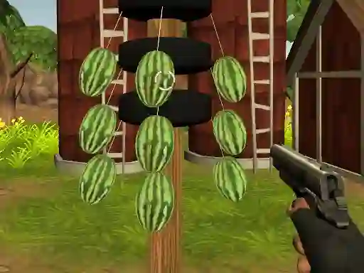 Permainan Watermelon Shooter secara online