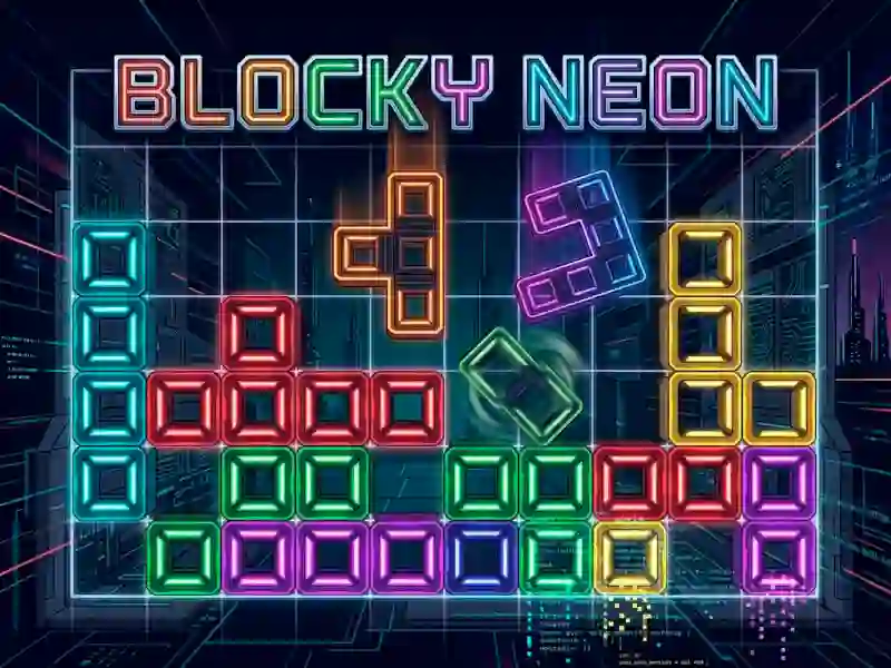 Permainan Blocky Neon secara online