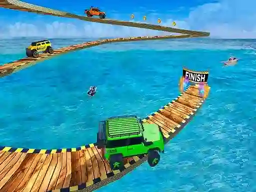 Permainan Impossible Tracks Jeep Stunts Driving secara online