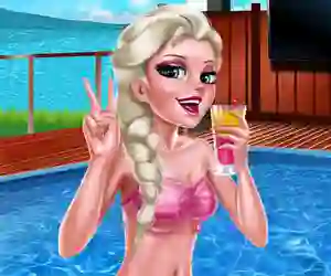 Permainan Ice Queen Pool Day secara online