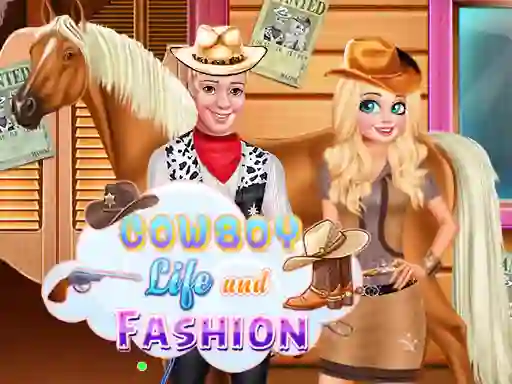 Permainan Cowboy Life and Fashion secara online