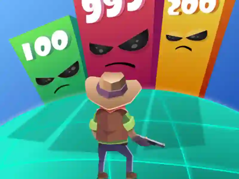 Permainan Shoot Block Rush 3D secara online