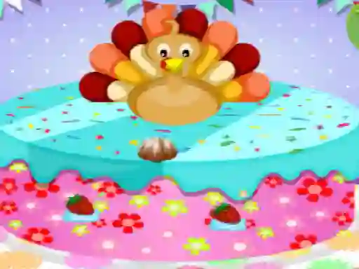 Permainan Happy Thanksgiving Cake Master secara online