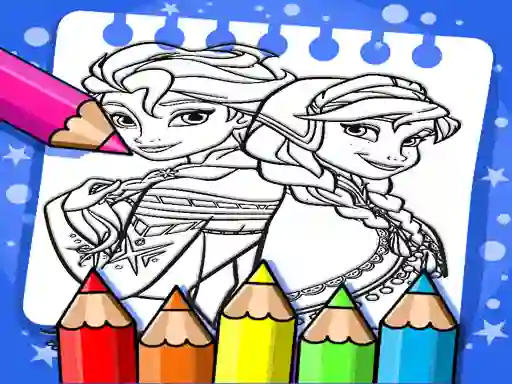 Permainan Frozen Coloring Book secara online