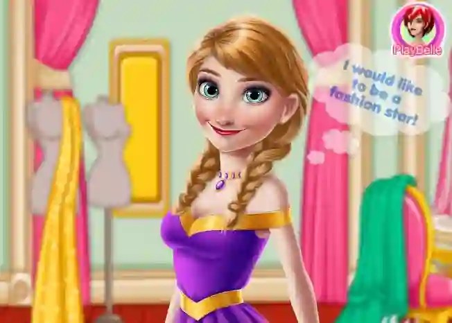 Permainan Ice Princess Modeling Carrer secara online