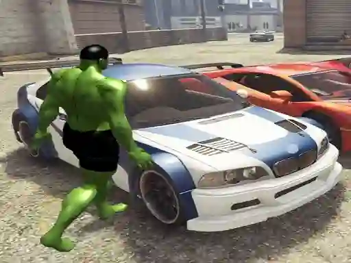 Permainan Chained Car vs Hulk secara online
