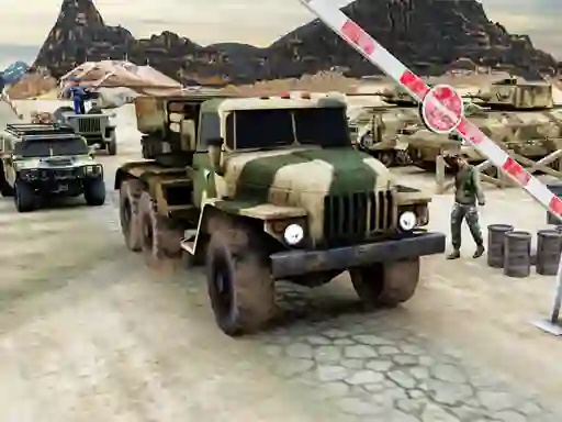 Permainan Army Machine Transporter Truck secara online