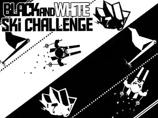 Permainan Black and White Ski Challenge secara online