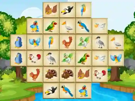 Permainan Birds Mahjong Deluxe secara online