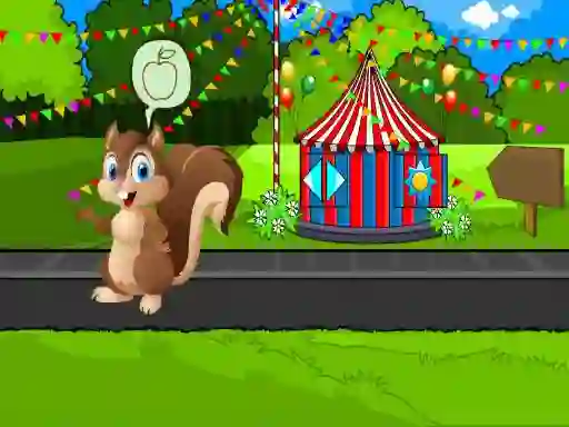 Permainan Feed the squirrel secara online