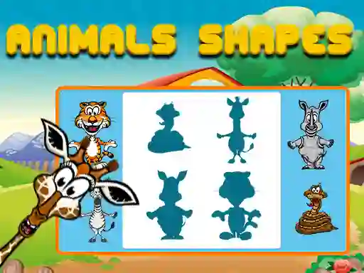 Permainan Animals Shapes secara online