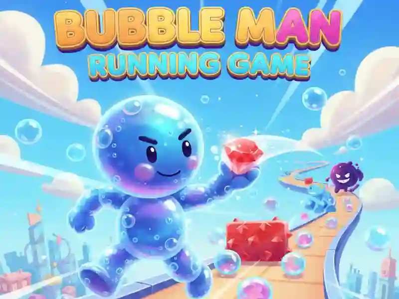 Permainan Bubble Man Running Game secara online