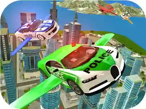 Permainan Flying Police Car Simulator secara online