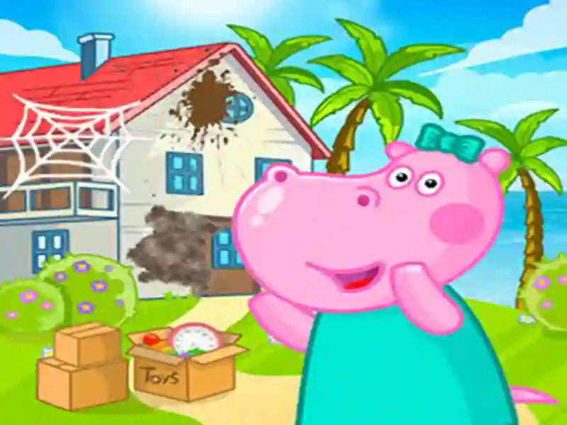 Permainan Kids Home Cleanup secara online